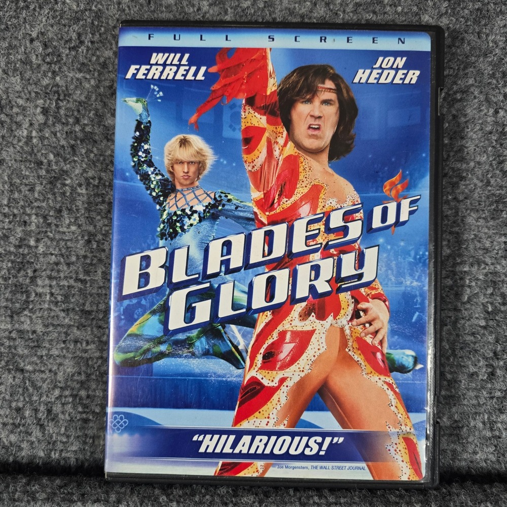 Blades of‎ Glory DVD Will Ferrell Jon Heder Full Screen Comedy Movie